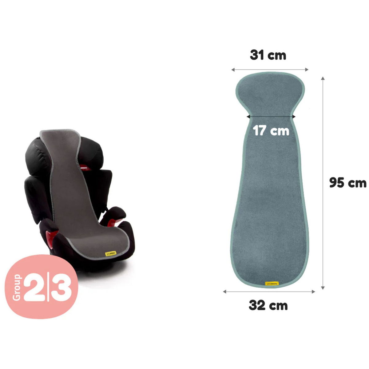 AeromoovAeromoov   AirLayer für Autositz Gr. 2 3 anthrazitgrau