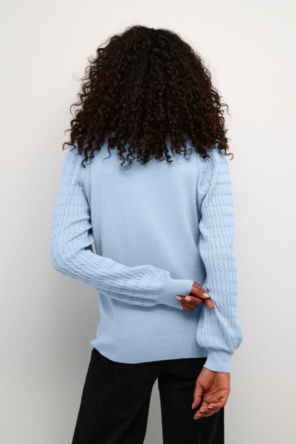 Kaffe KAnanna Pullover Celestial blue