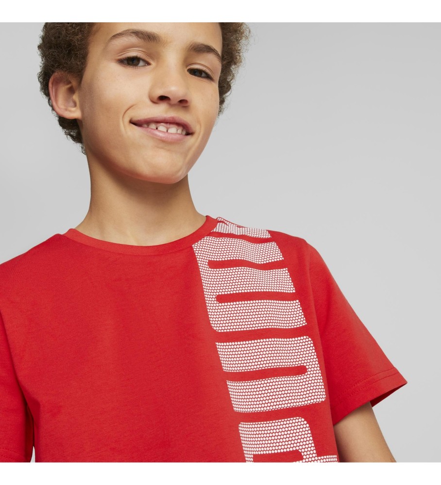 Camiseta vermelha Puma Logolab
