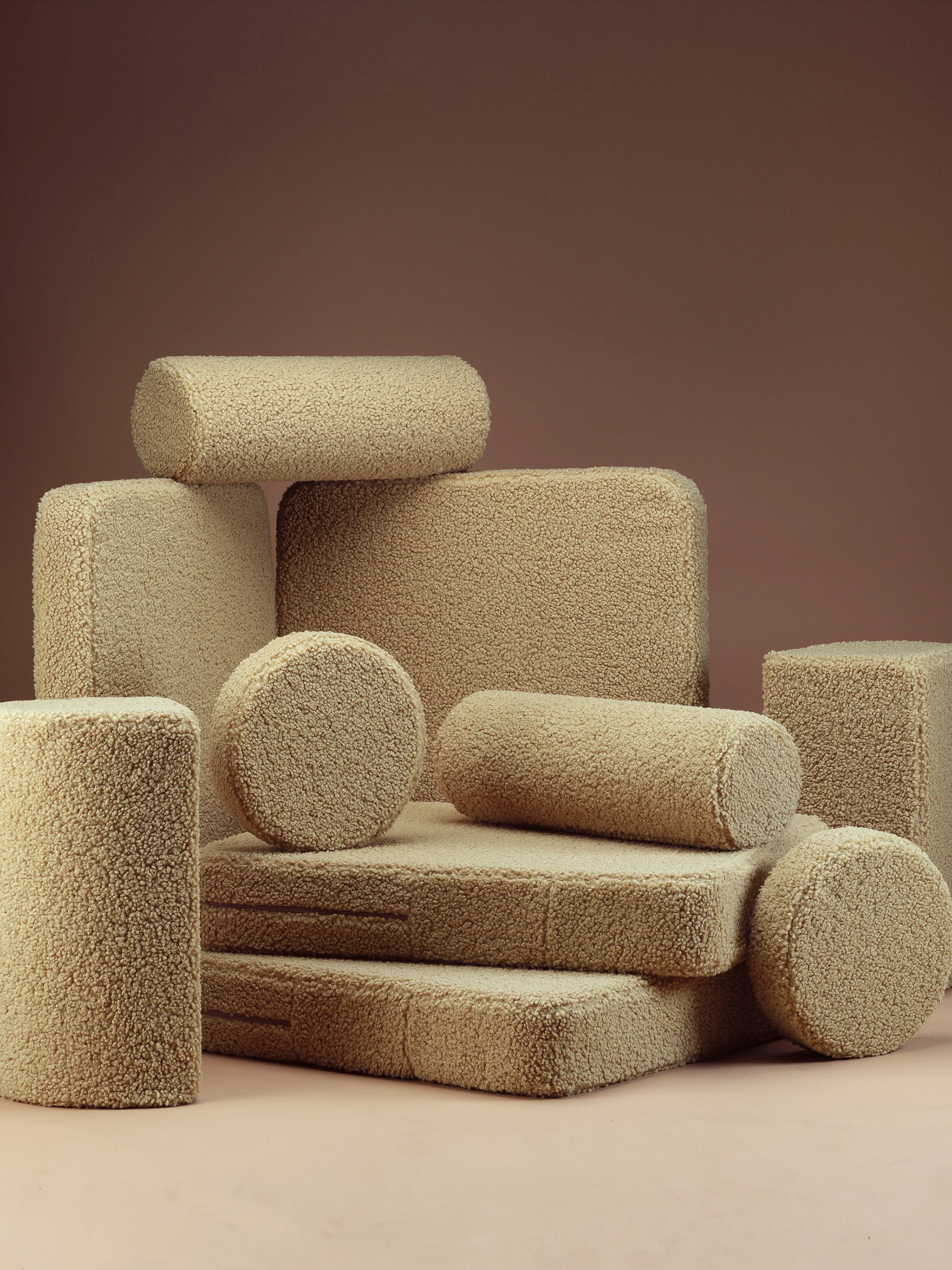 Modulaire kinderspeelbank Sugar van teddy, handgemaakt