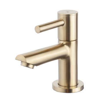Marho fonteinset compleet links Ondine S mini zwart   geborsteld messing
