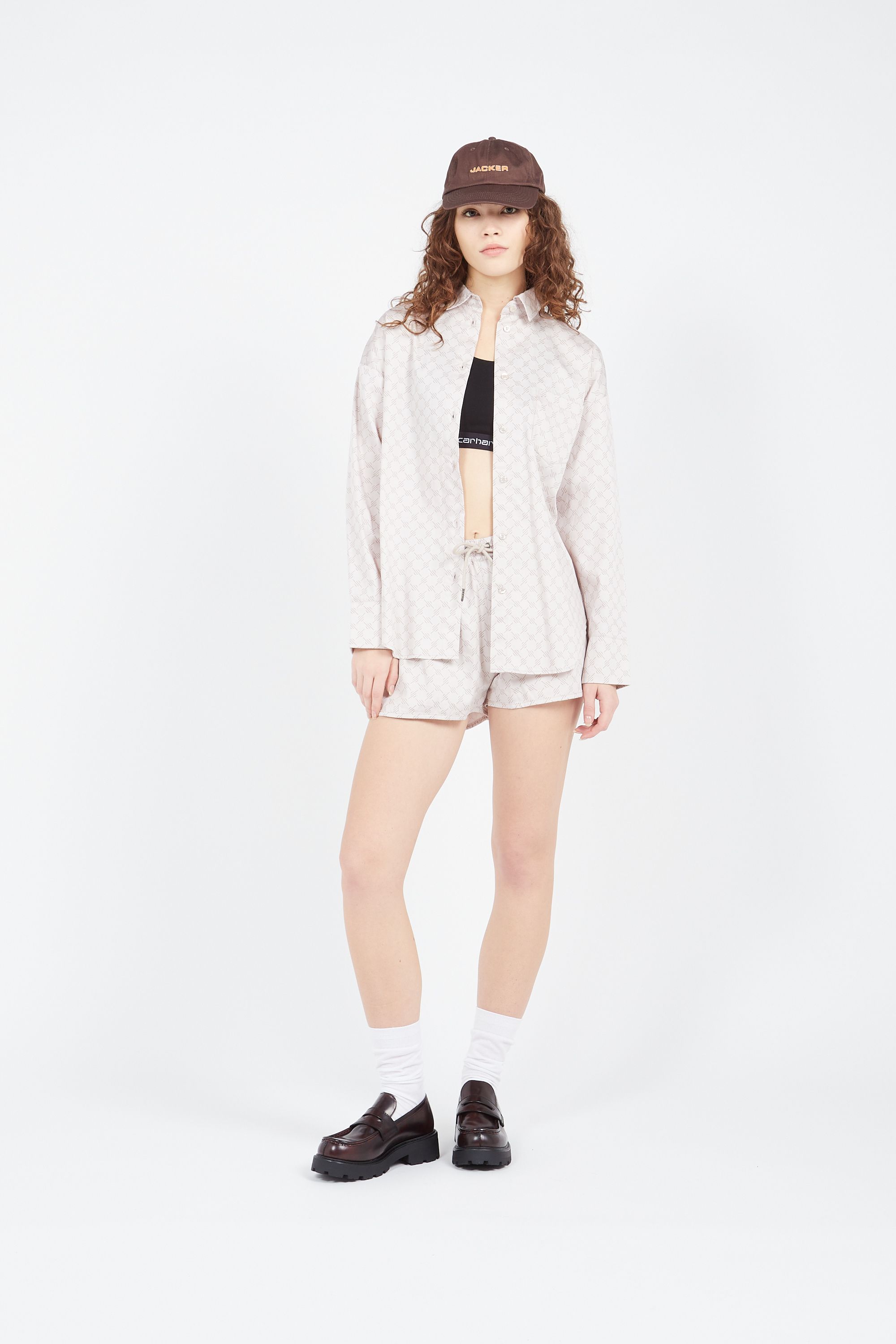 Daily Paper Chemise REPORTIA RESORT Beige