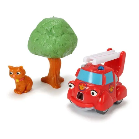 Dickie Toys Helden der Stadt Spielset 1- Fiona rettet die Katze