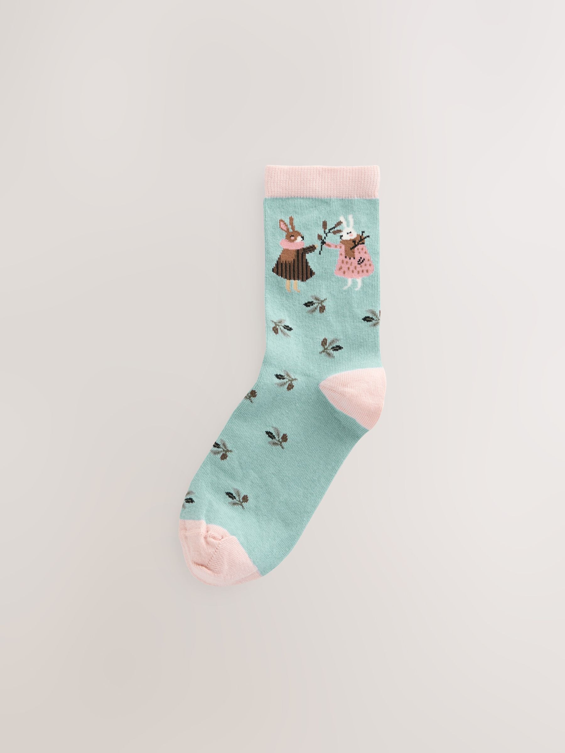 Herfst Animal Personage - Set van 4 paar enkelsokken