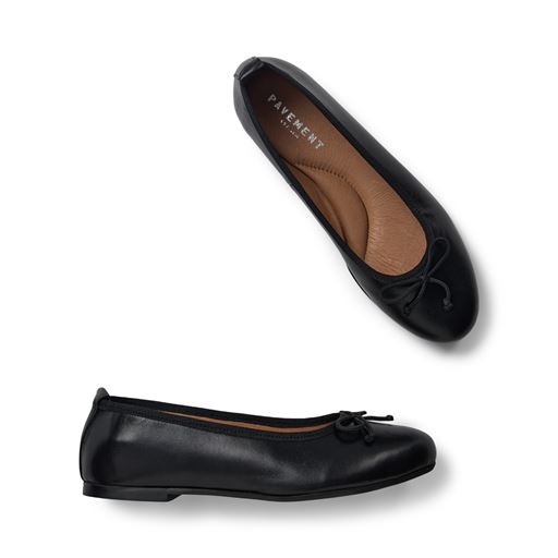 Pavement Lucy Ballerinasko, Black Nappa, 38