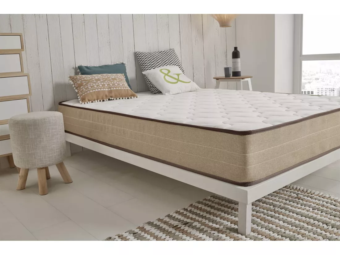 Matelas Bamboo Fresh 21cm- Moonia - 90x190 cm