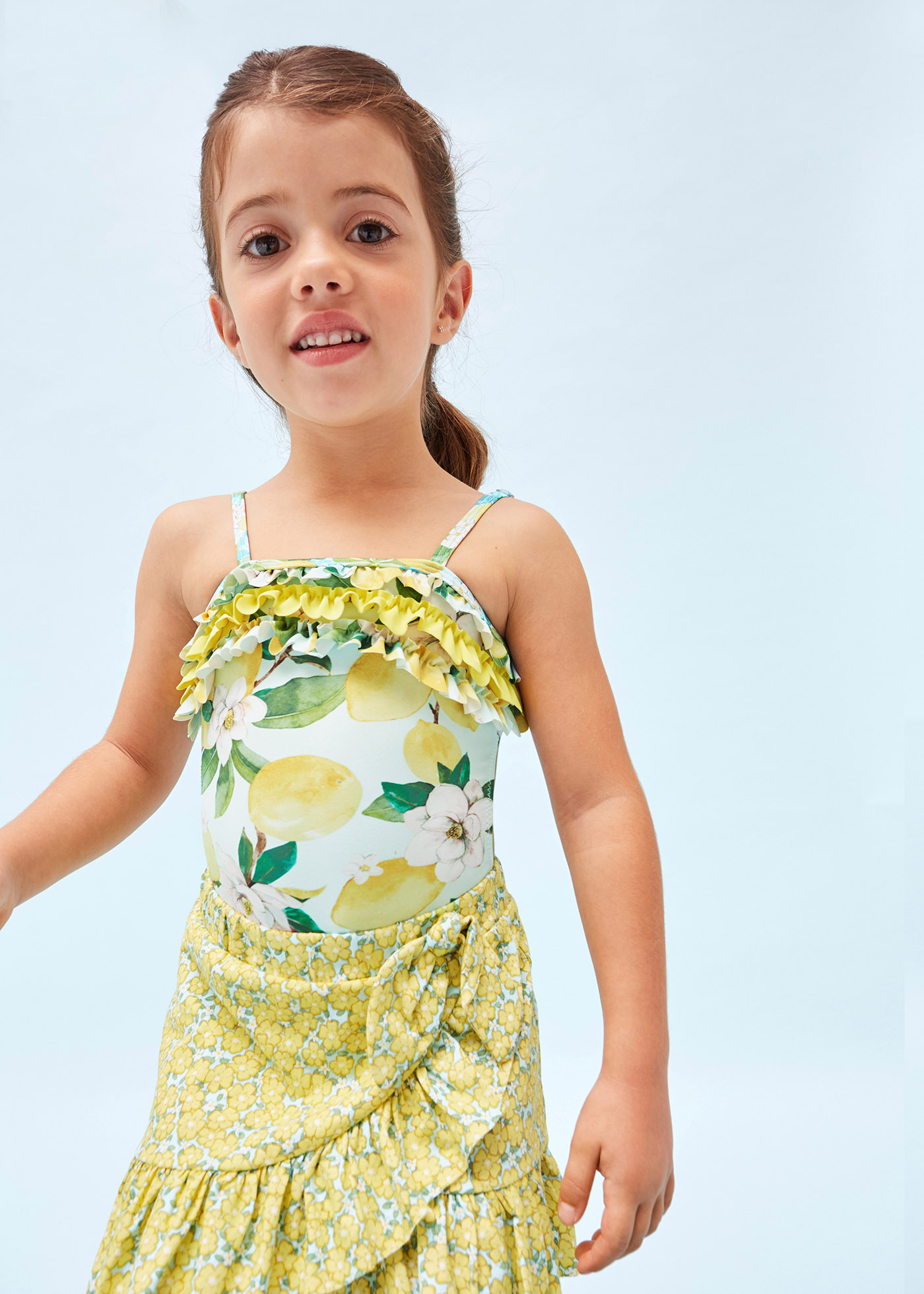 Maiô estampado para meninas