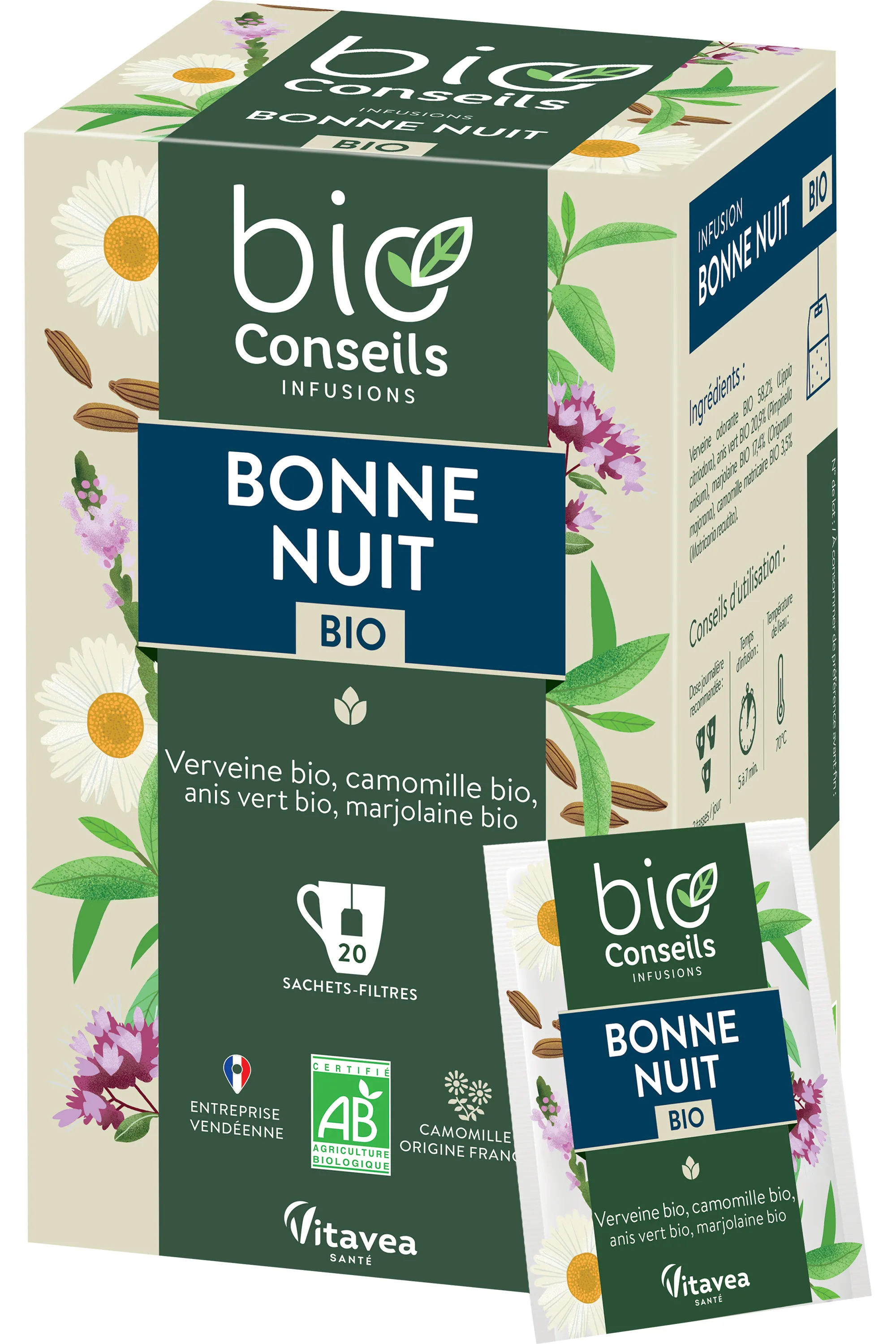 BIO CONSEILS Infusion Bonne nuit Bio-29 g