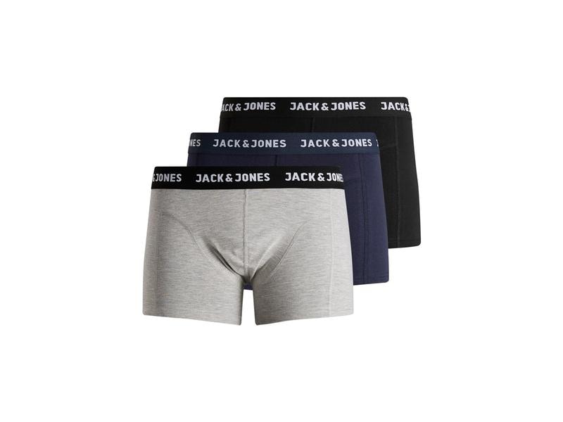 JACK&JONES Unterhosen Herren, 3-er Pack, Mehrfarbig, XL Kurze Boxershorts