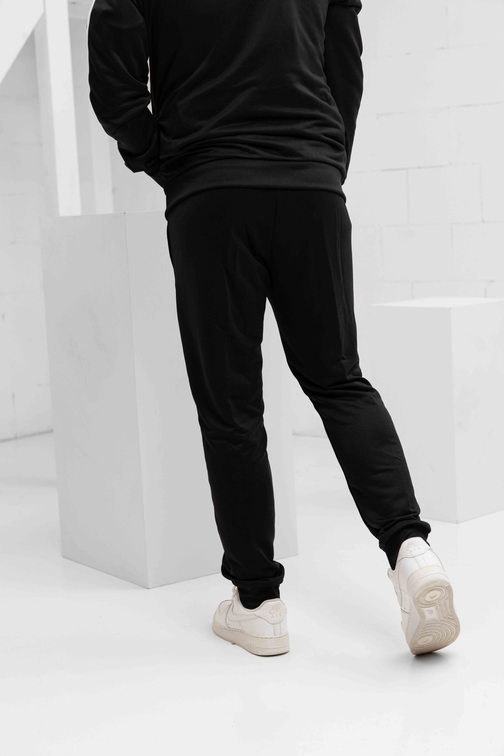 Adidas French Terry Trainingspak Heren Zwart