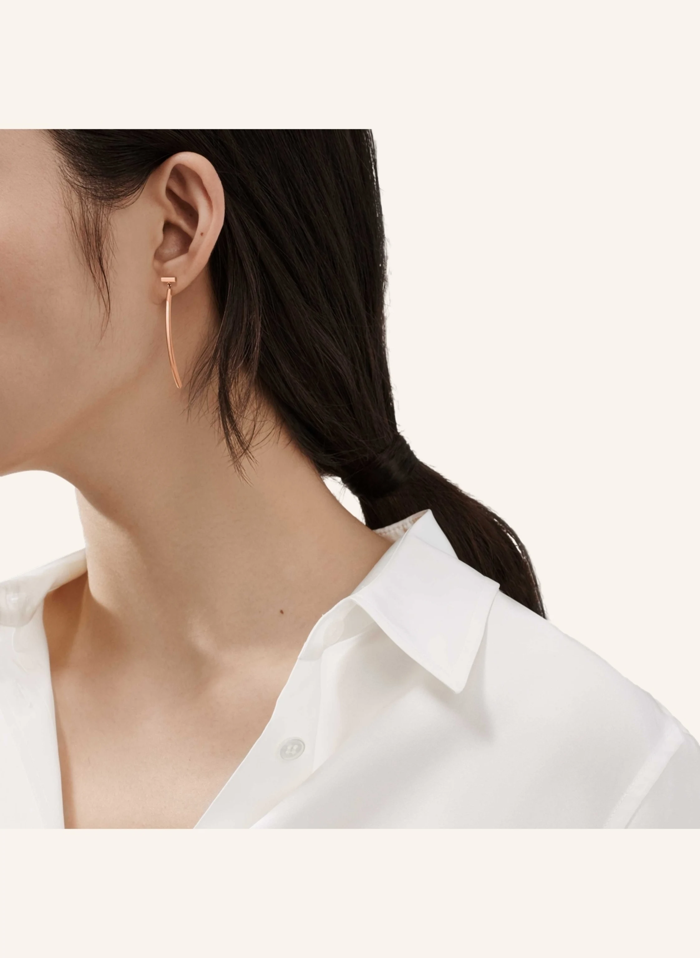 TIFFANY & Co. Tiffany T OHRRINGE aus 18 Karat Roségold