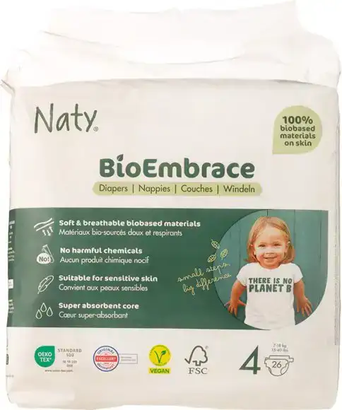 BioEmbrace luiers 4 (7-18 kg)
