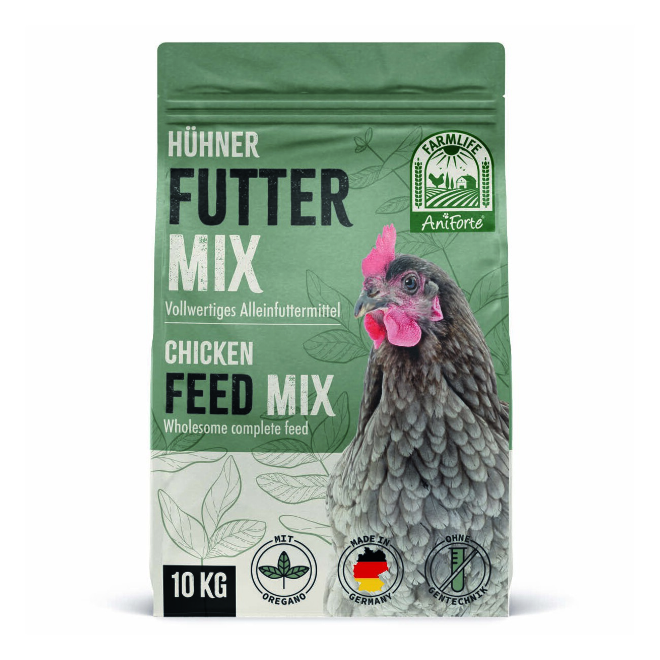AniForte FarmLife Hühner Futter Mix mit Oregano 10 kg