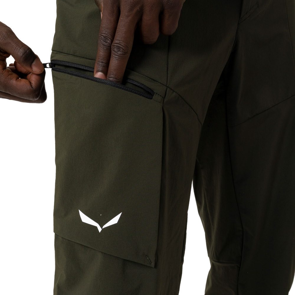 SALEWA Puez DST Cargo Softshellhose Herren dark olive