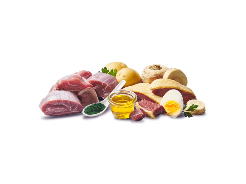 DOGGY Dog Nassfutter Dose Kalb, Ente Adult 200 g Alleinfuttermittel für ausgewachsene Hunde
