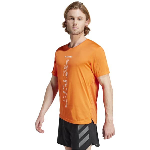 T-shirt trail ADIDAS AGR SHIRT SEORIM/BLANC