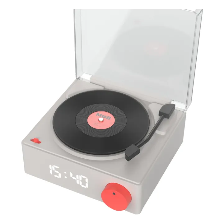 MOB Enceinte et Réveil Platine | Gris