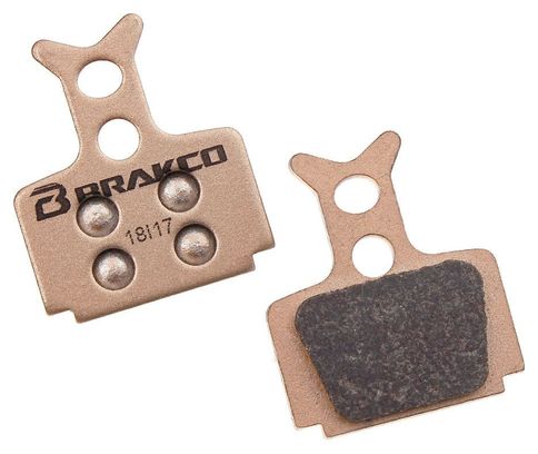 Plaquettes BRAKCO Sintered FORMULA MEGA/ THE ONE FR/THE ONE/ R1/RX/CURA