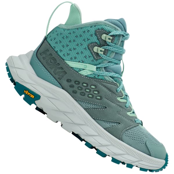 Chaussure de randonnée mid HOKA ONE ONE W ANACAPA BREEZE MID TRELLIS / MIST GREEN