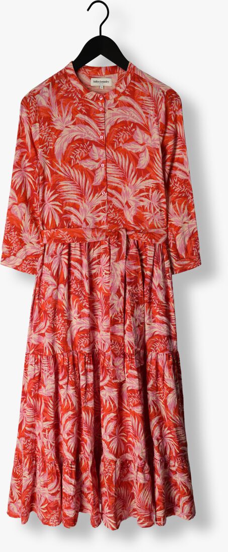 LOLLYS LAUNDRY rode lollys laundry maxi jurk nee dress