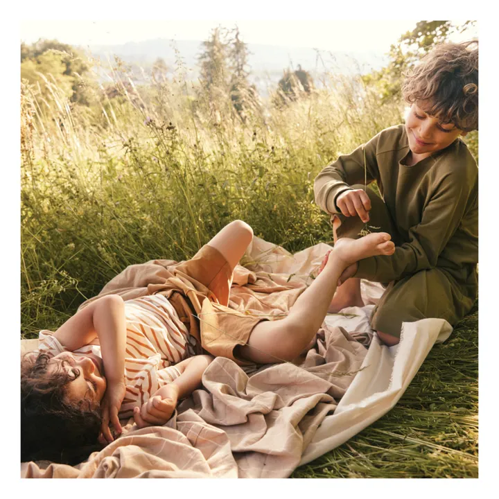 Minimalisma Pull Coton Bio Ego | Vert kaki