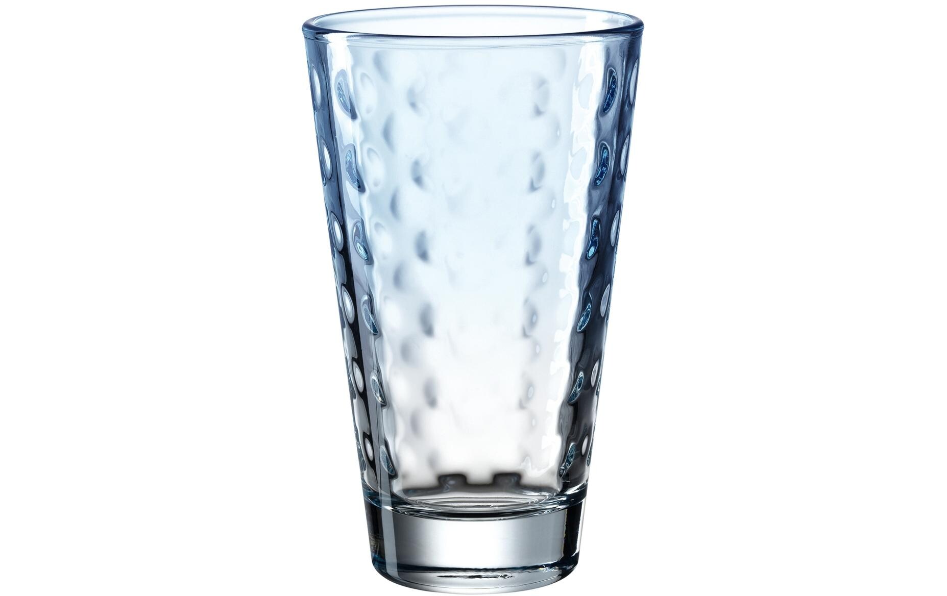 Trinkglas Optic Pastell 300 ml, 6 Stück, BlauFarbiges Trinkgläser Set