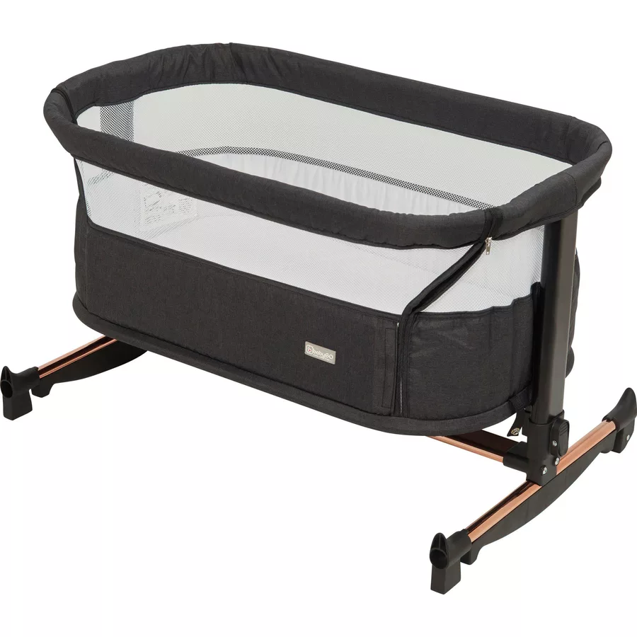 babyGO Beistellbett Vivaldi BlackGold