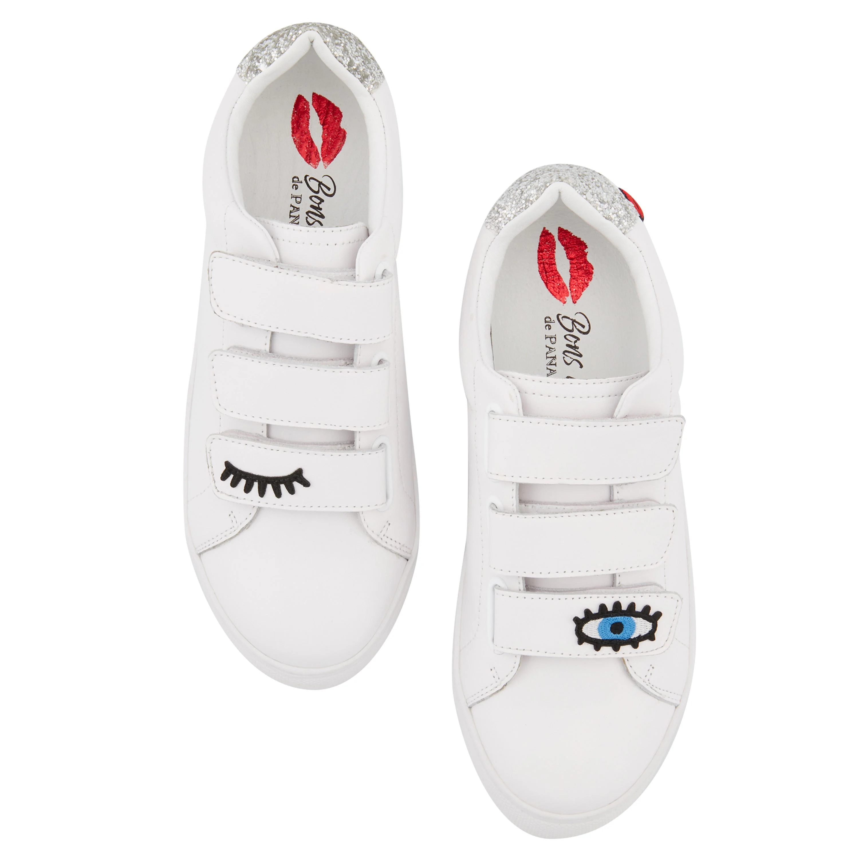 EDITH EYES - Sneakers en cuir | Blanc