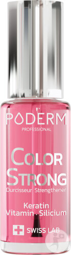 Poderm Vernis Color Strong Durcisseur Pour Les Ongles Cassants 310 Gloss Éclat 8ml