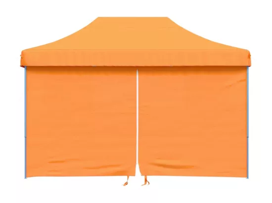 Tente de réception pliable escamotable avec 4 parois latérales