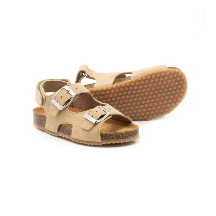 Pèpè Two Con Me - Sandales Boucles Doubles | Beige