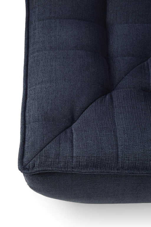 Ethnicraft N701 bank rond hoekelement Eco fabric Graphite