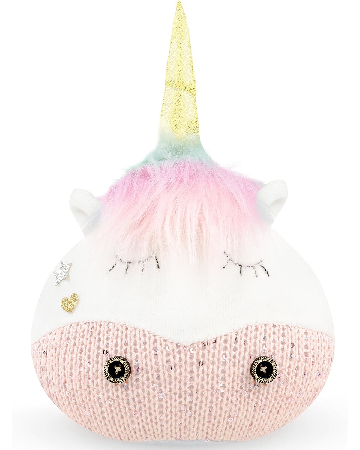 EinhornLiebe - Türstopper - Einhorn Türsack weiß (17x28x16cm) Türgewicht Wandpuffer