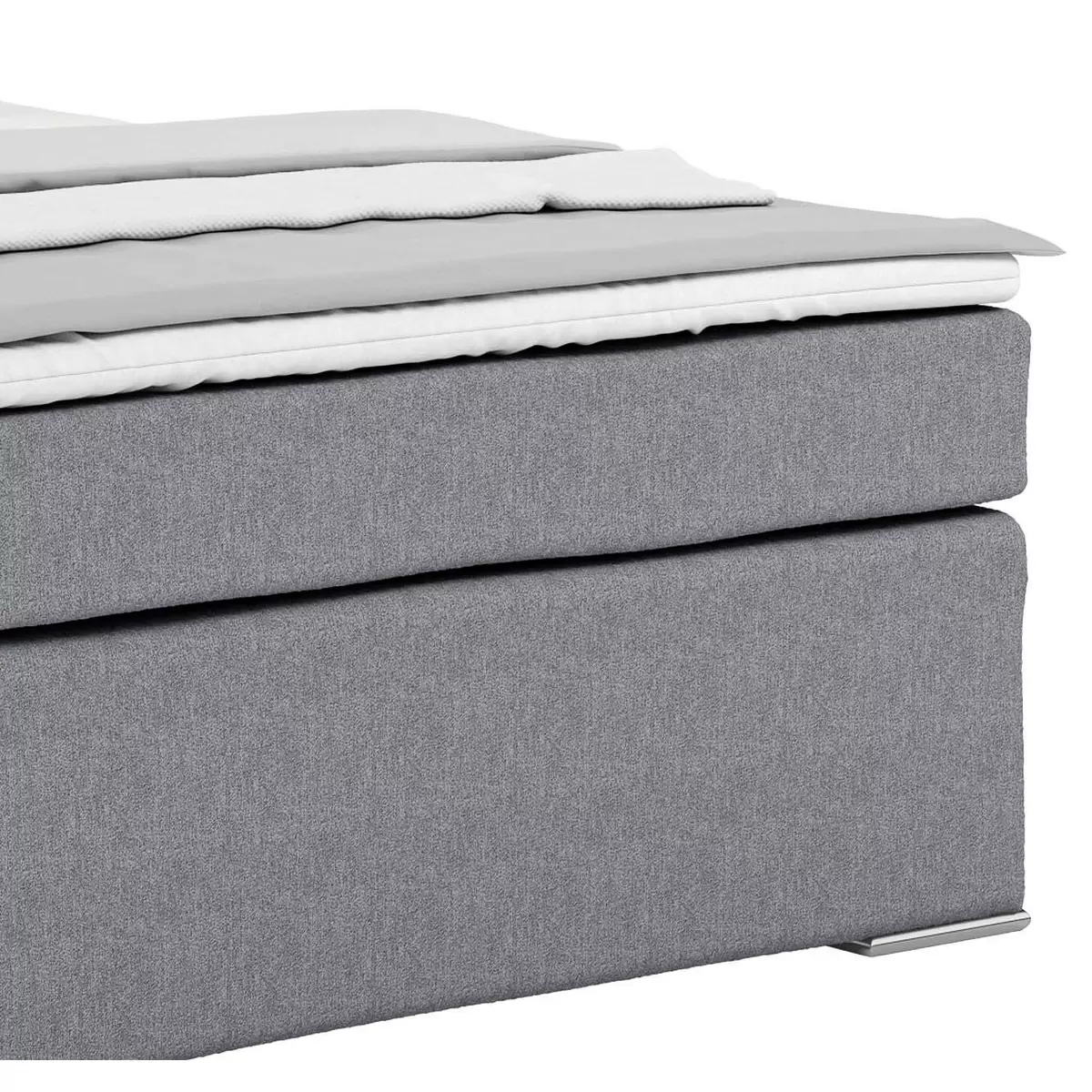 Boxspringbett Nero 140 x 200 Grau
