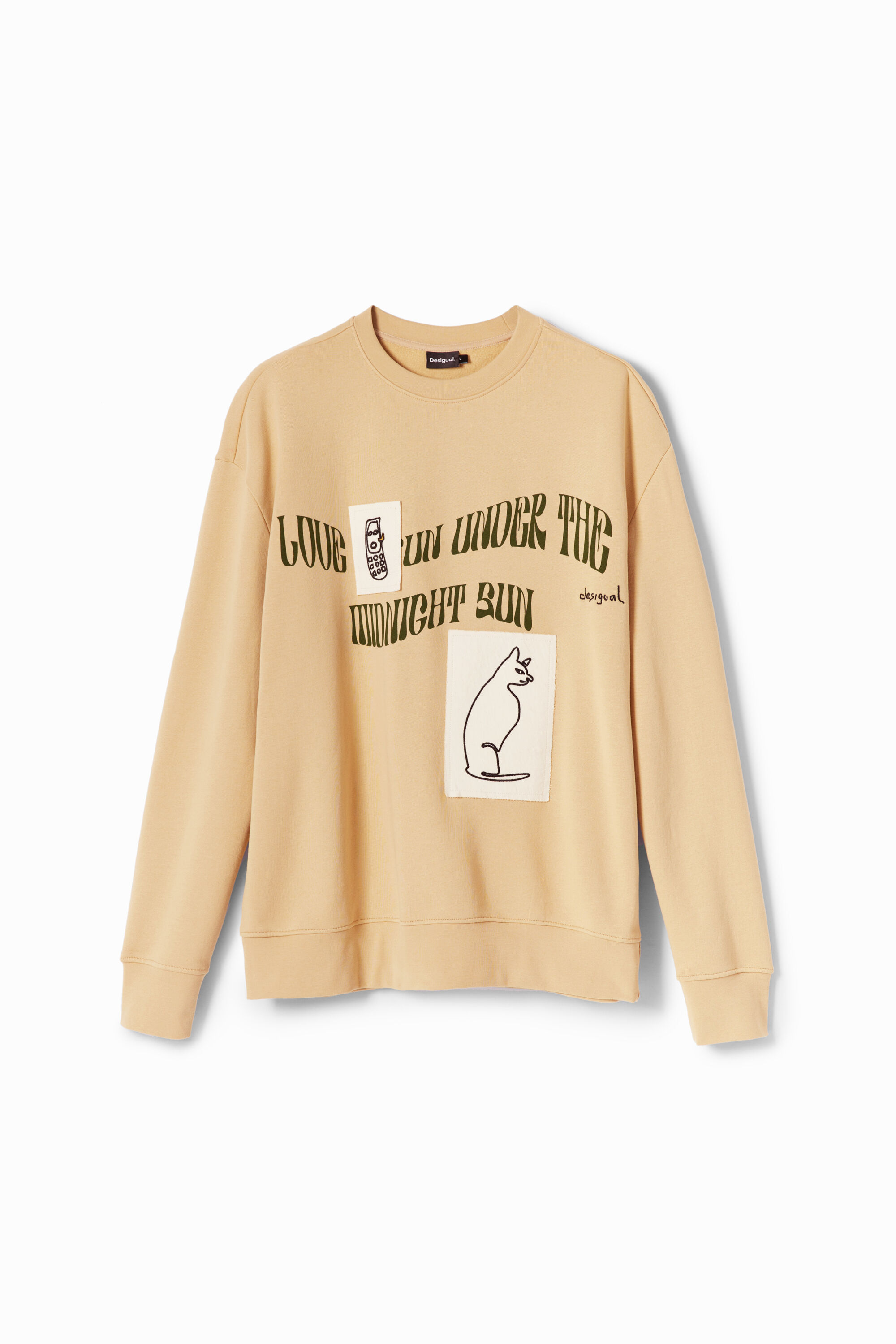 Sweat-shirt messages patchs