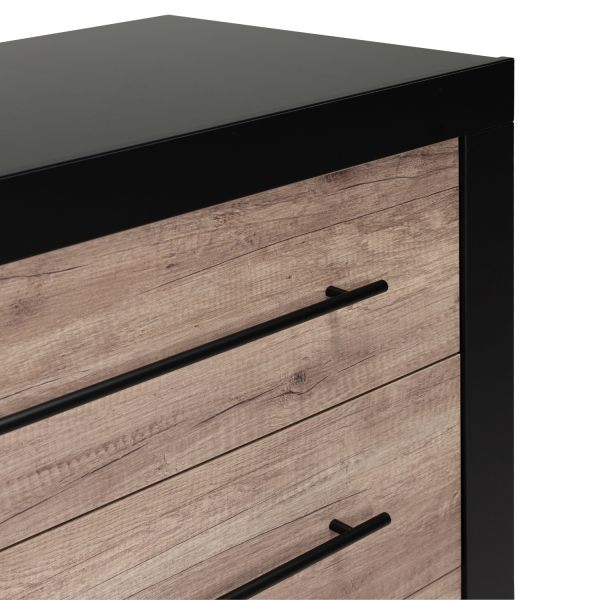 Europe Baby Vittoria Commode Zwart / Oldwood