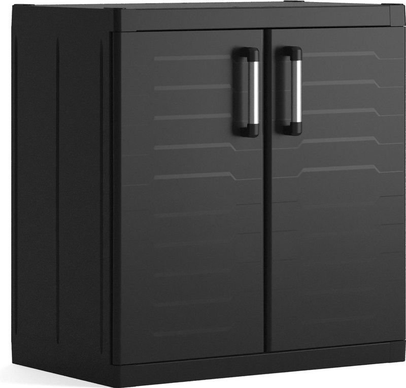 Keter - Detroit XL - Opbergkast - Zwart - 2 Planken
