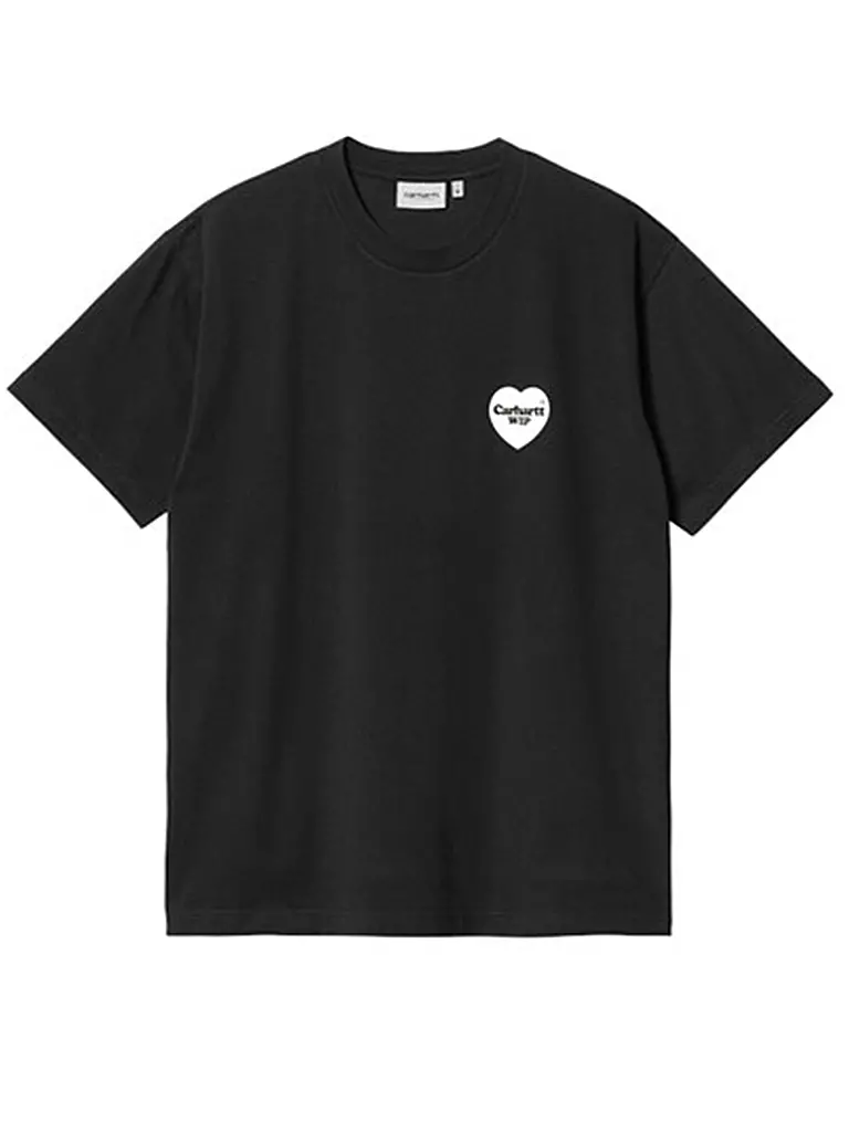 CARHARTT WIP T-Shirt HEART BANDANA schwarz
