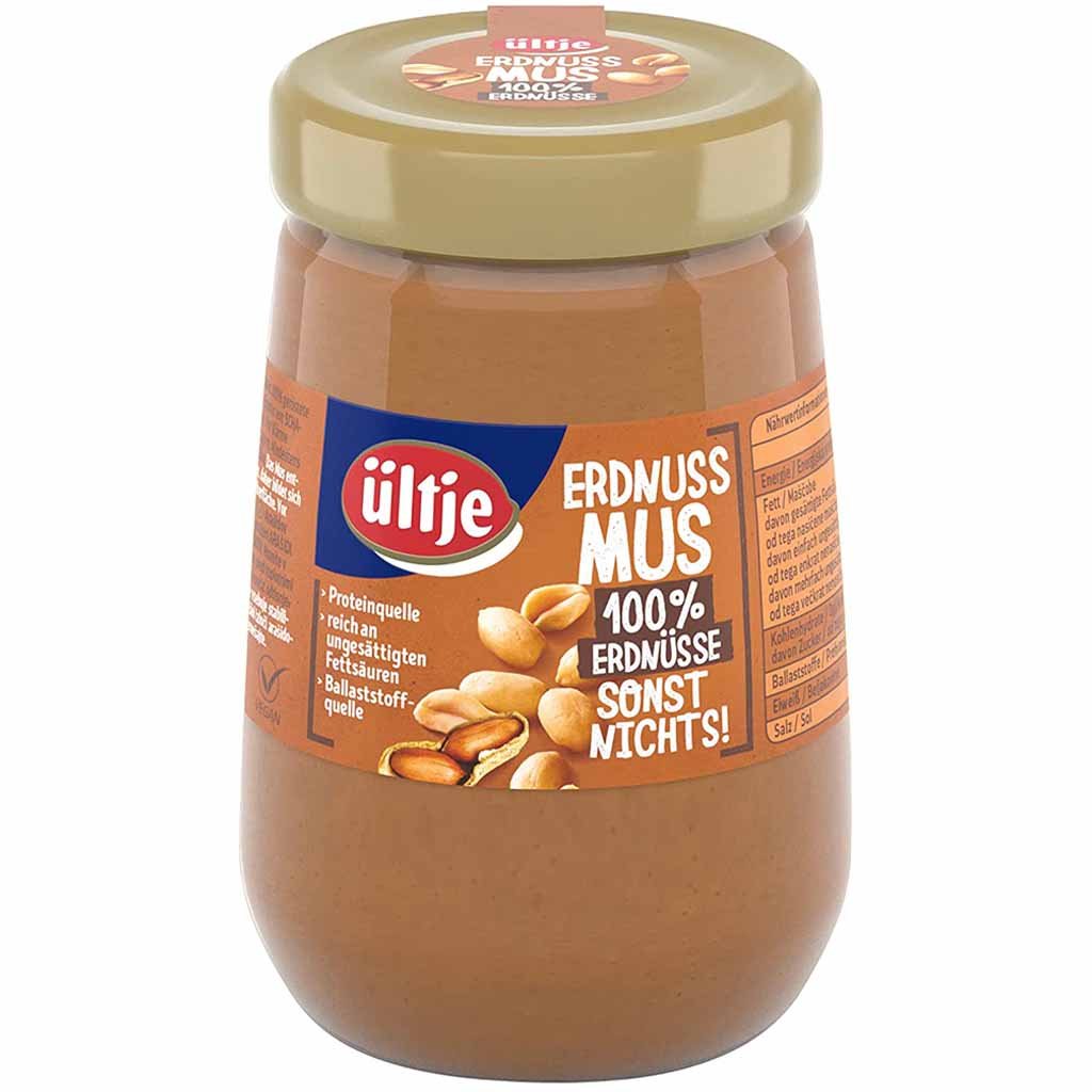 ültje Erdnussmus 100% Erdnüsse 340g MHD:30.3.25