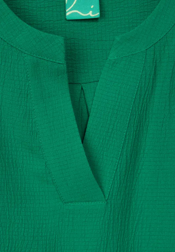 Tunikabluse mit Struktur - fresh spring green