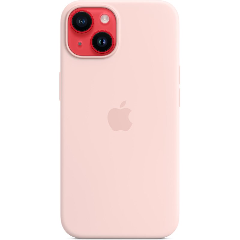 Apple Coque en silicone avec MagSafe pour iPhone 14 - Rose craie