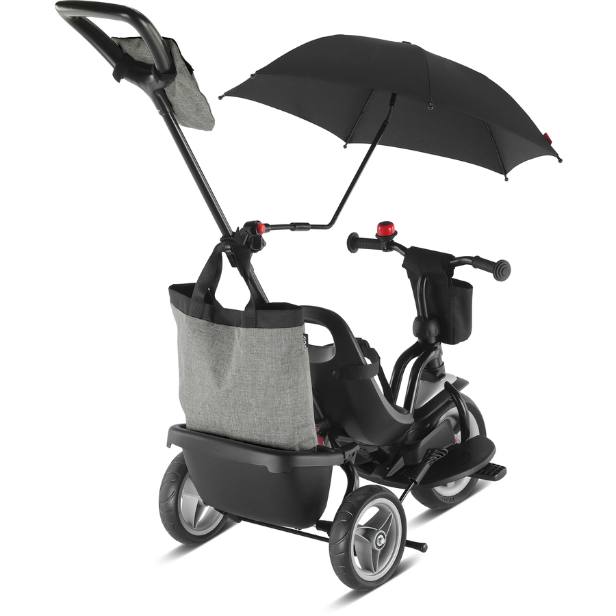 PUKY® 4 in 1 Dreirad Ceety Comfort, schwarz 2442