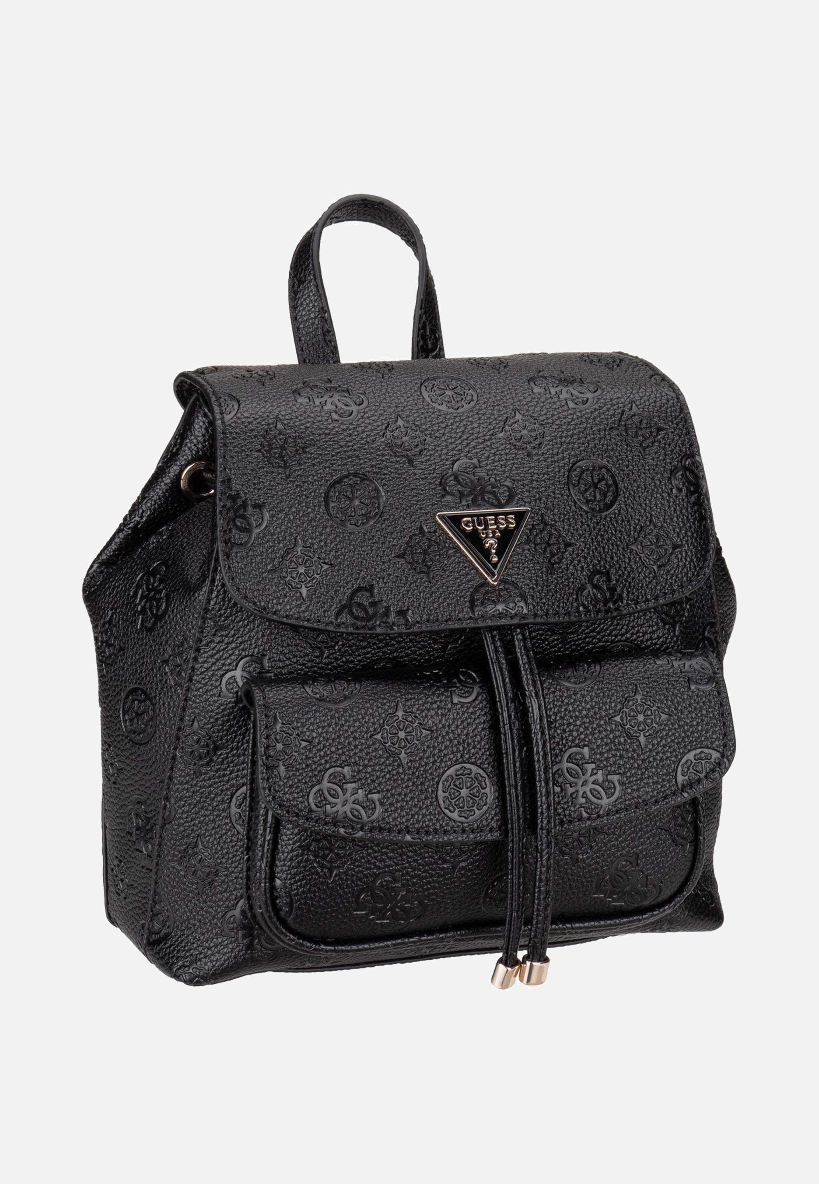 Cresidia II Sml Flap Black Logo - Rucksack