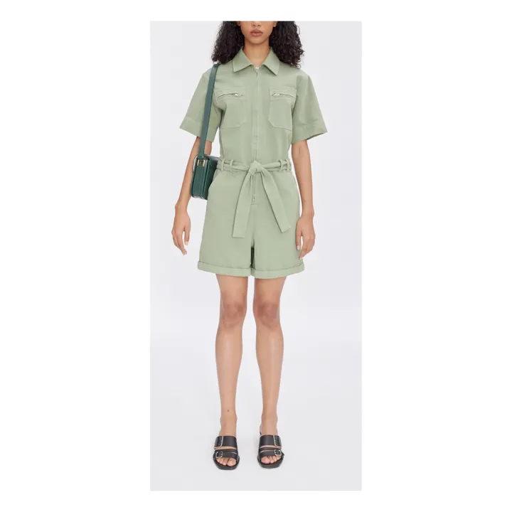 A.P.C. Combishort Hills Coton Bio et Recyclé | Vert kaki