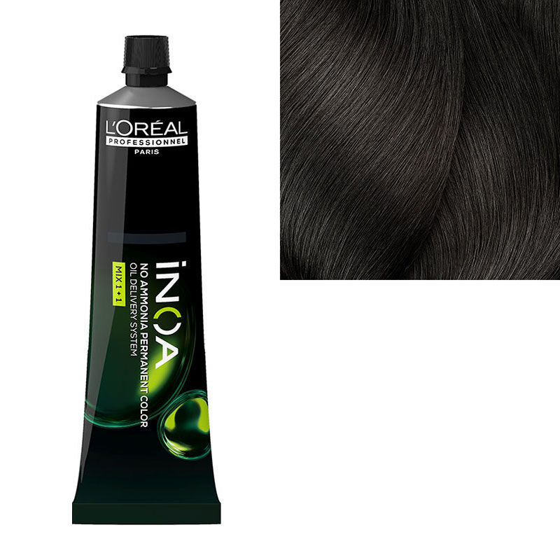 Coloration sans ammoniaque Inoa 5.1 châtain cendré