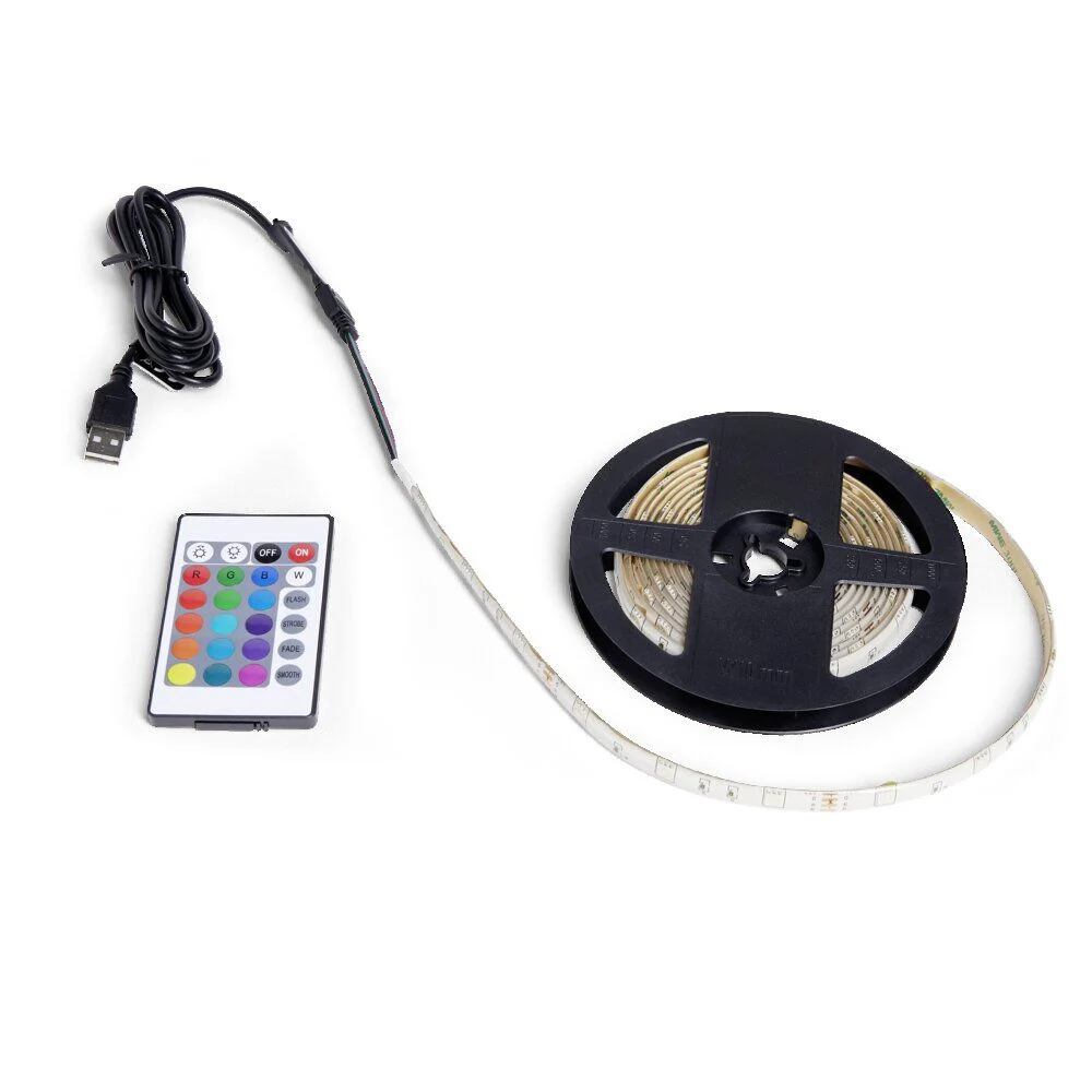 Ruban LED 15 couleurs avec télécommande 3m