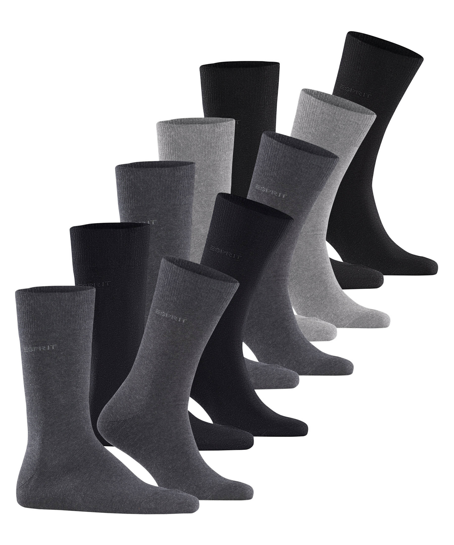 Esprit| Herren Socken Solid-Mix 5-Pack