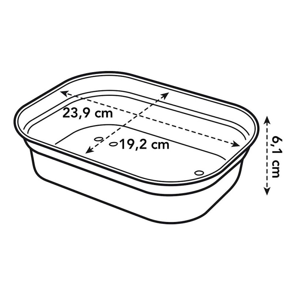 DYRKEKASSE ELHO GRENN BASICS 24X17CM GRØNN