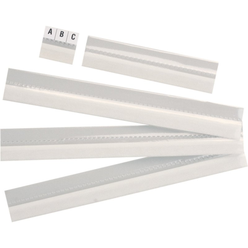 Cavaliers auto-adhésifs pour onglets Esselte transparent - Paquet de 5
