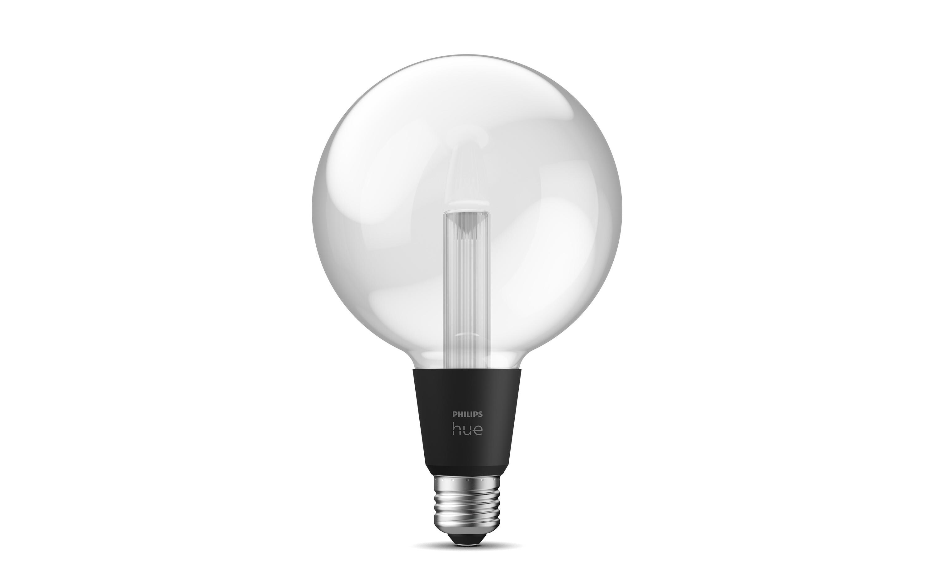 White & Color Ambiance Lightguide G125, E27Einzigartige Lichtakzente mit handgeblasenen Glaskugeln